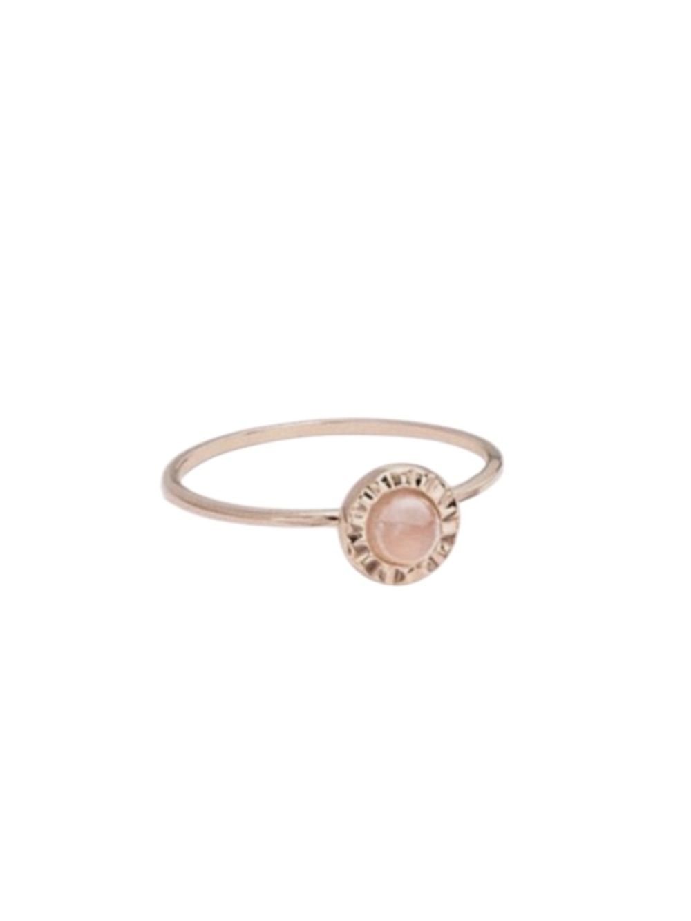 Coach Demi Fine Sunburst Stone Ring